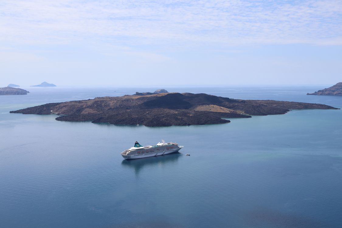 Volcanic island near Greece to illustrate remote islands to visit beyond typical tourist routes.
